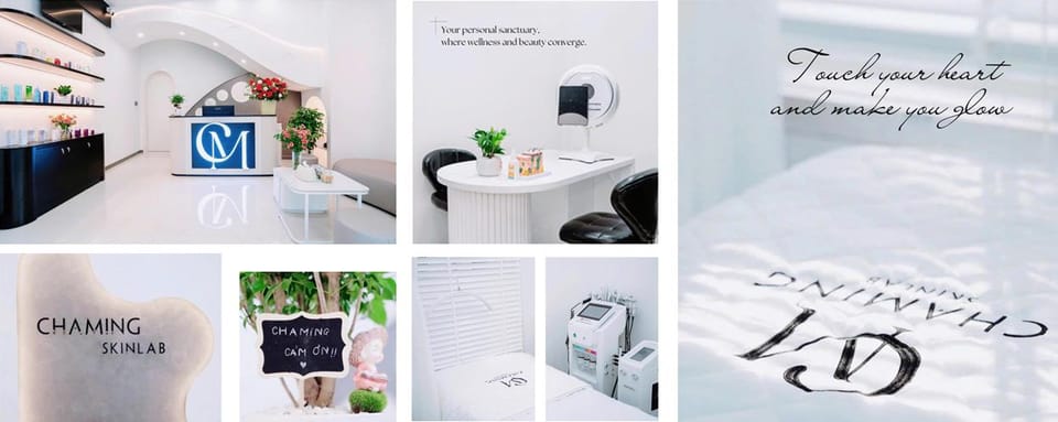 Inside CHAMING Skinlab, Hanoi